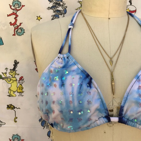 Tiedye and sequin bikini - Picture 2 of 8